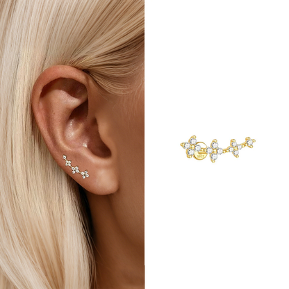 Boucle d’Oreille Clou Courbe Stellaire