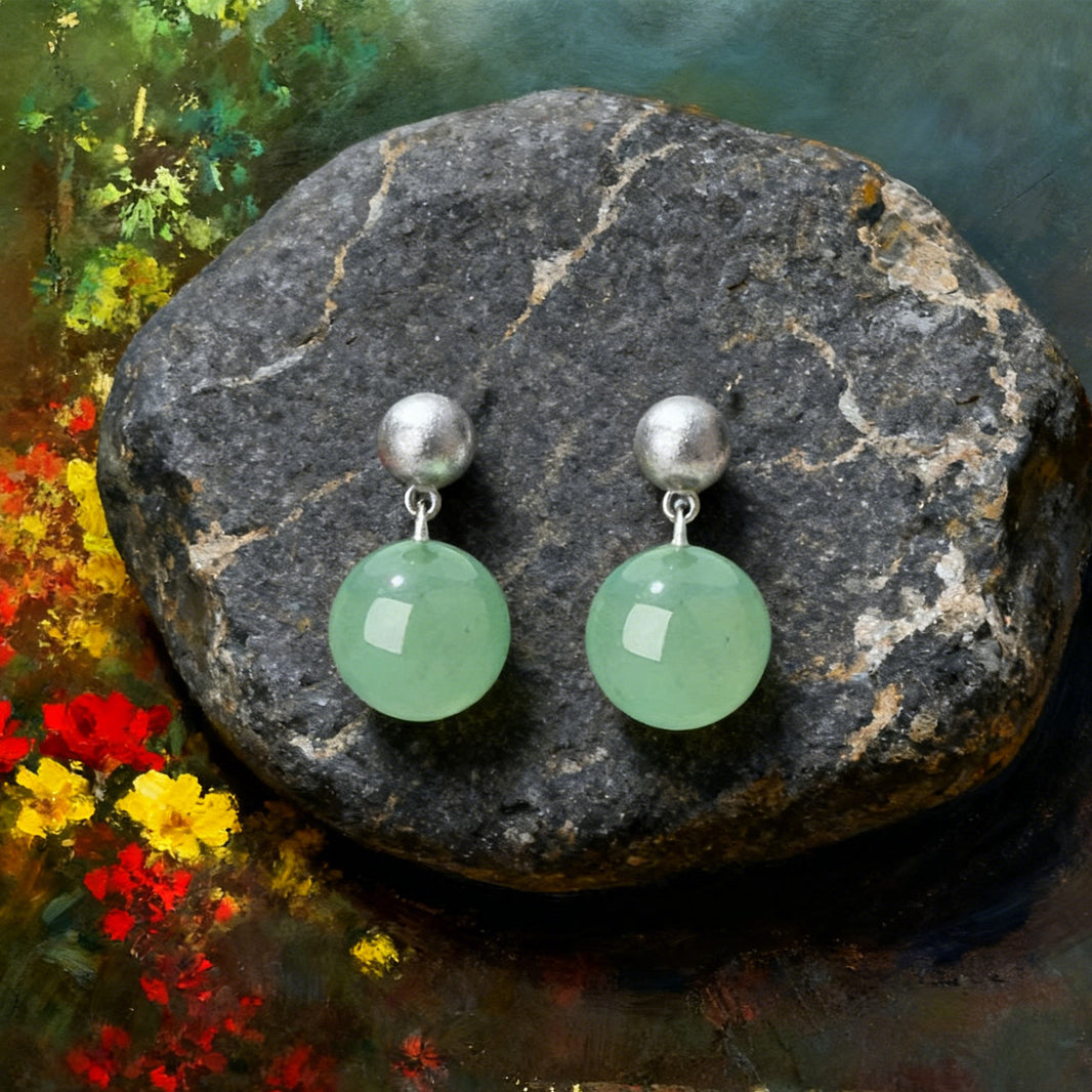 Boucles d’Oreilles Céladon