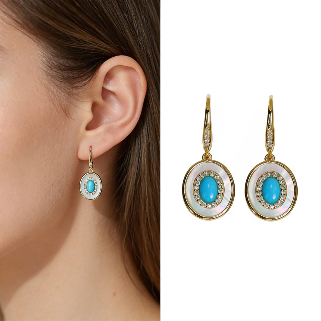 Boucles d’Oreilles Halo Azura