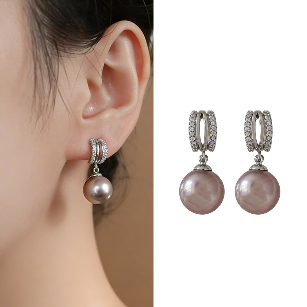 Boucles d’oreilles Perle Nocturne