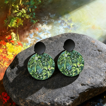 Boucles d’Oreilles Mosaic Verdant