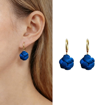 Boucles d’oreilles Fleur de Soie