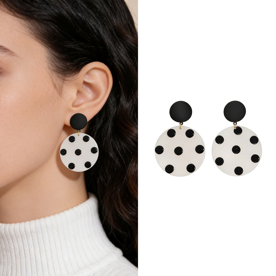 Boucles d’Oreilles Équilibre Pois