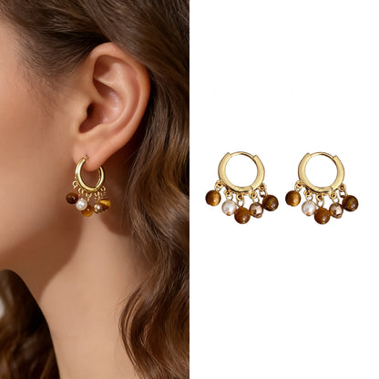 Boucles d’Oreilles Créoles Cluster Orbit