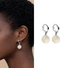 Boucles d’Oreilles Créoles Sphère Orbit