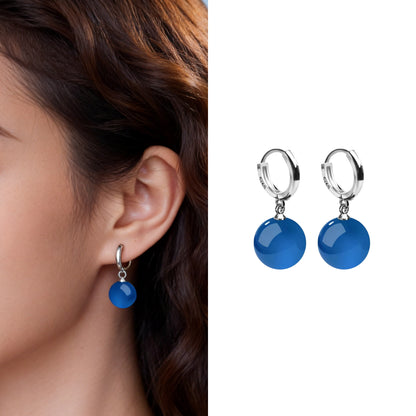 Boucles d’Oreilles Créoles Sphère Orbit