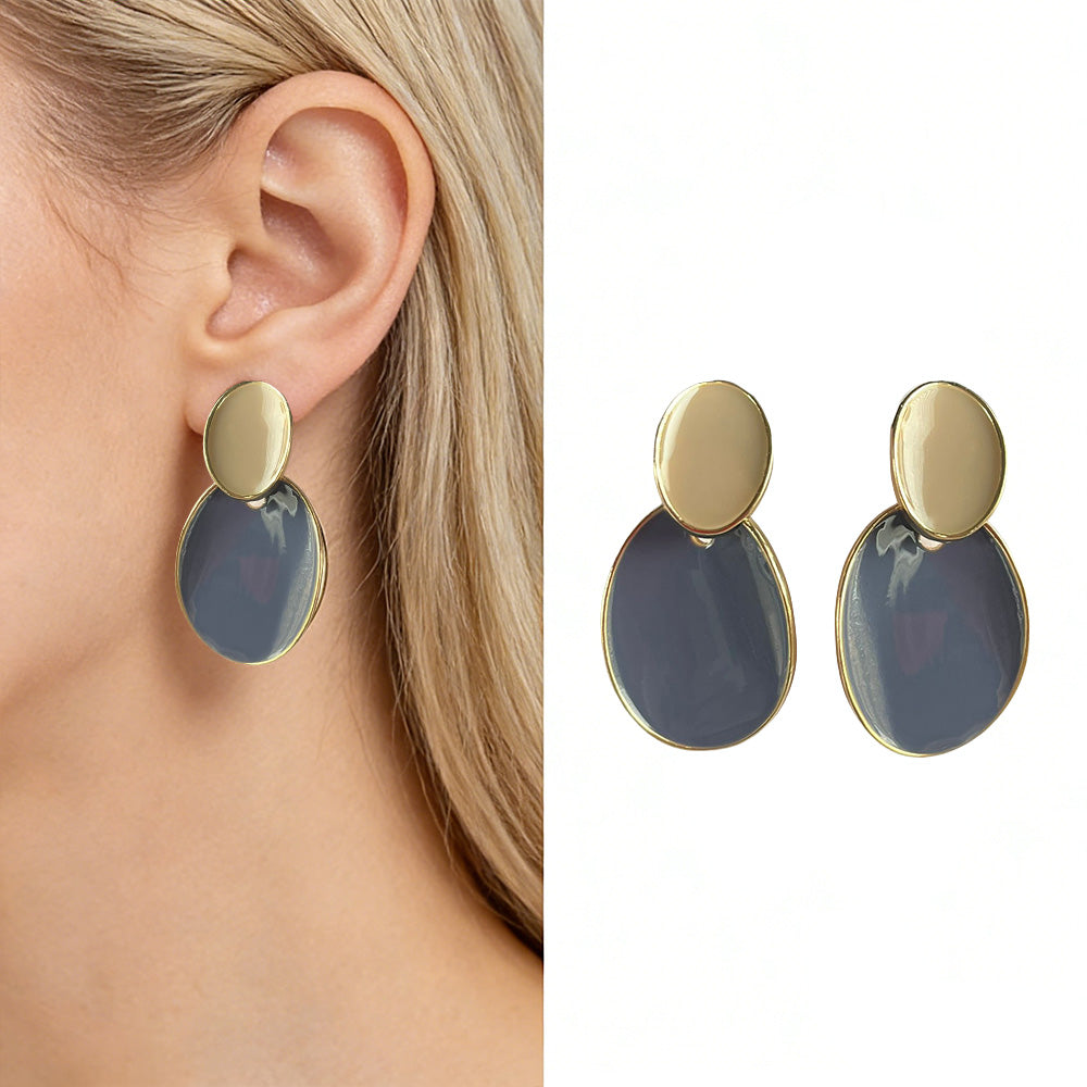 Boucles d’Oreilles Équilibre Azur