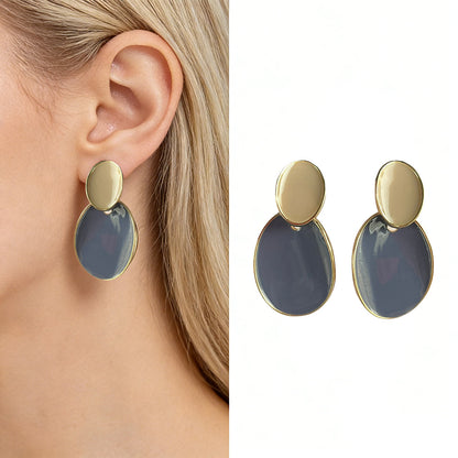 Boucles d’Oreilles Équilibre Azur