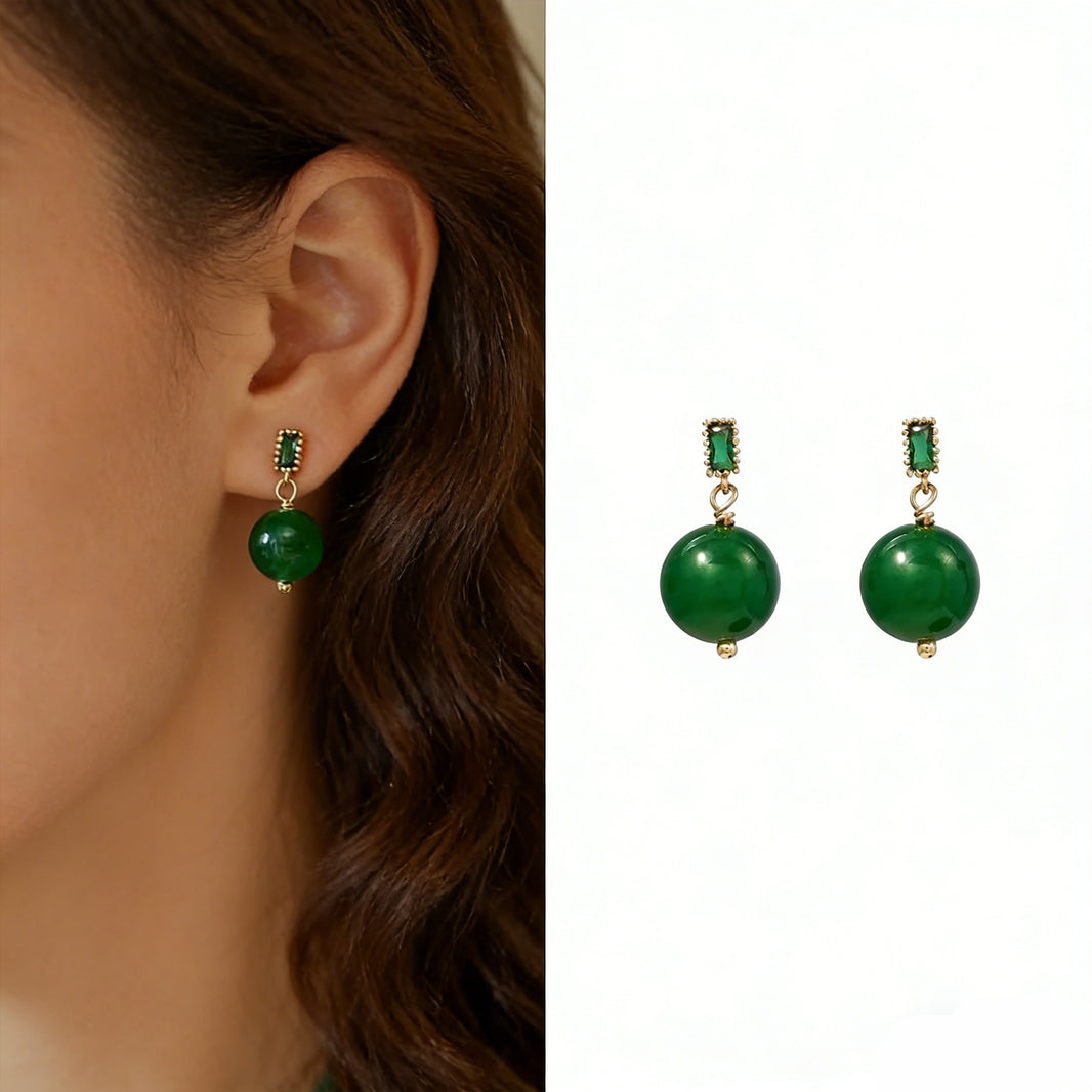 Boucles d’Oreilles Verdant
