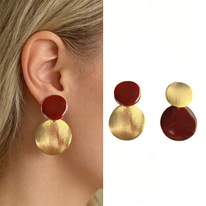 Boucles d’Oreilles Éclipse Ivoire