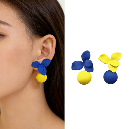 Boucles d’Oreilles Équilibre Pétale