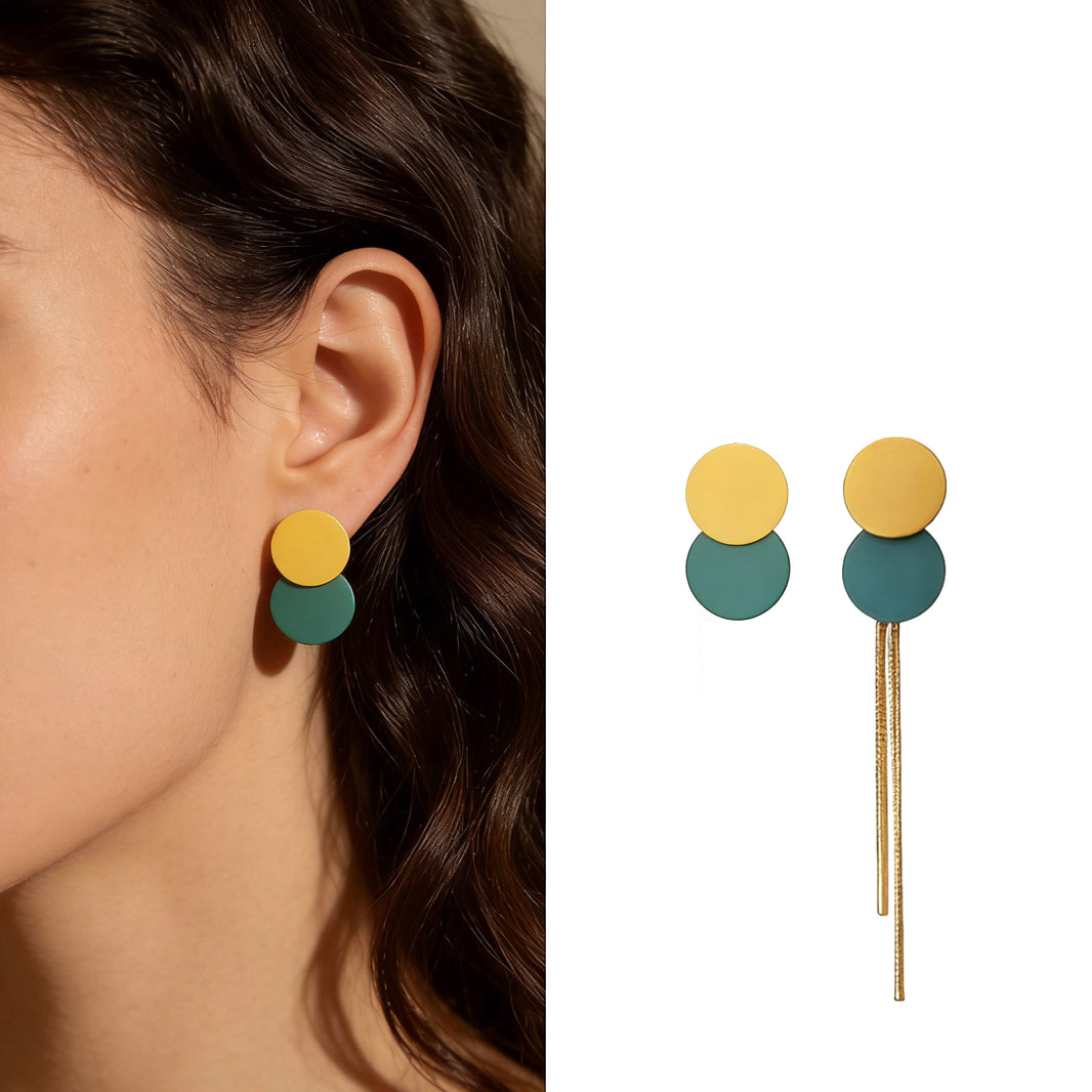 Boucles d’Oreilles Équilibre Dual Convertibles