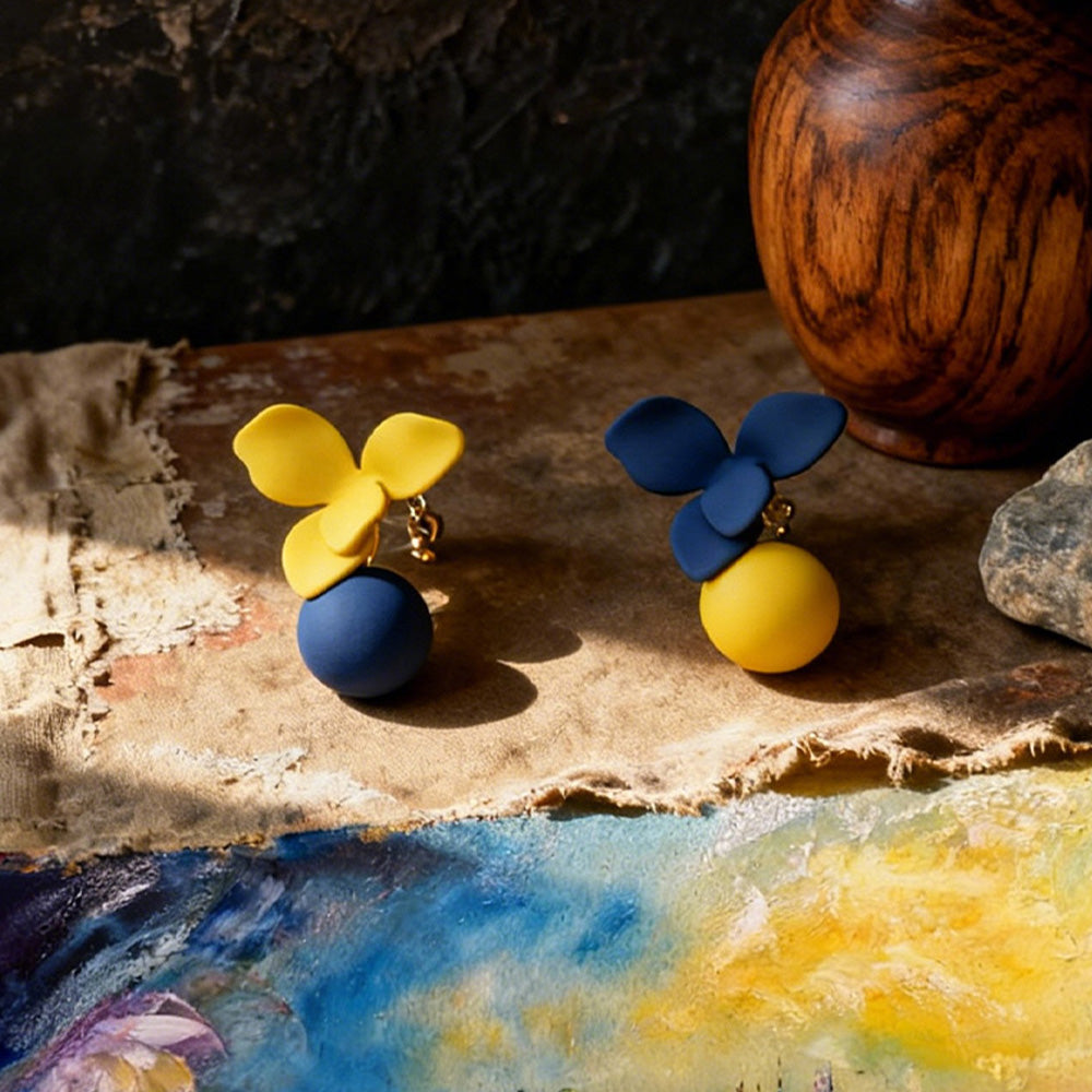 Boucles d’Oreilles Équilibre Pétale