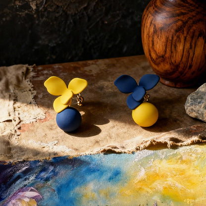 Boucles d’Oreilles Équilibre Pétale