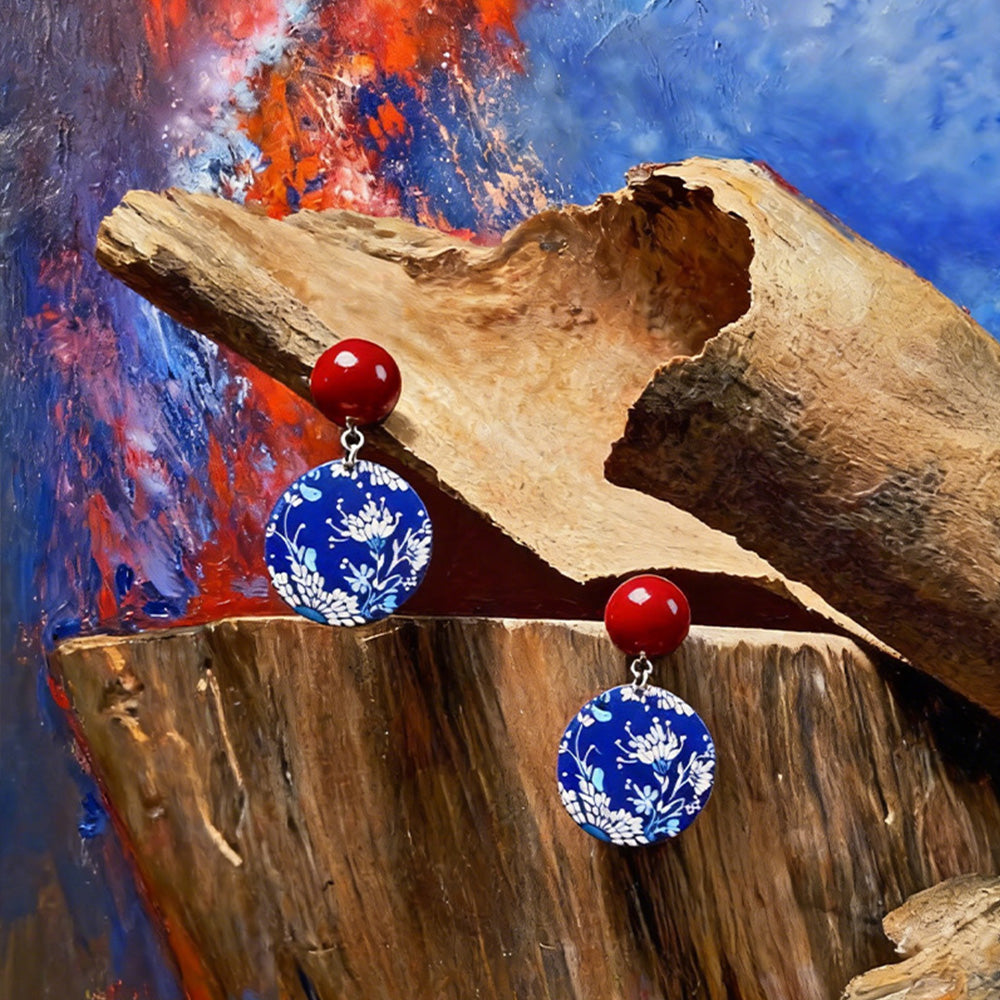 Boucles d’Oreilles Mosaic Floral
