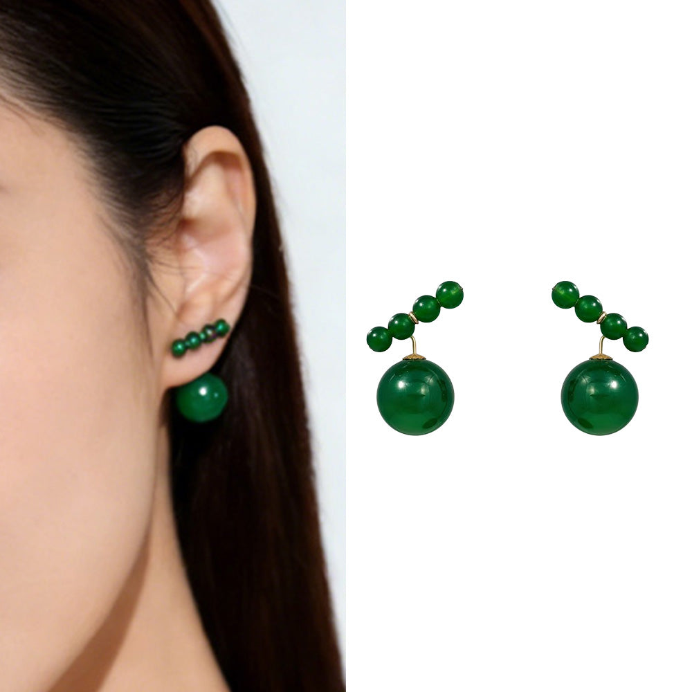 Boucles d’Oreilles Orbite Verdant