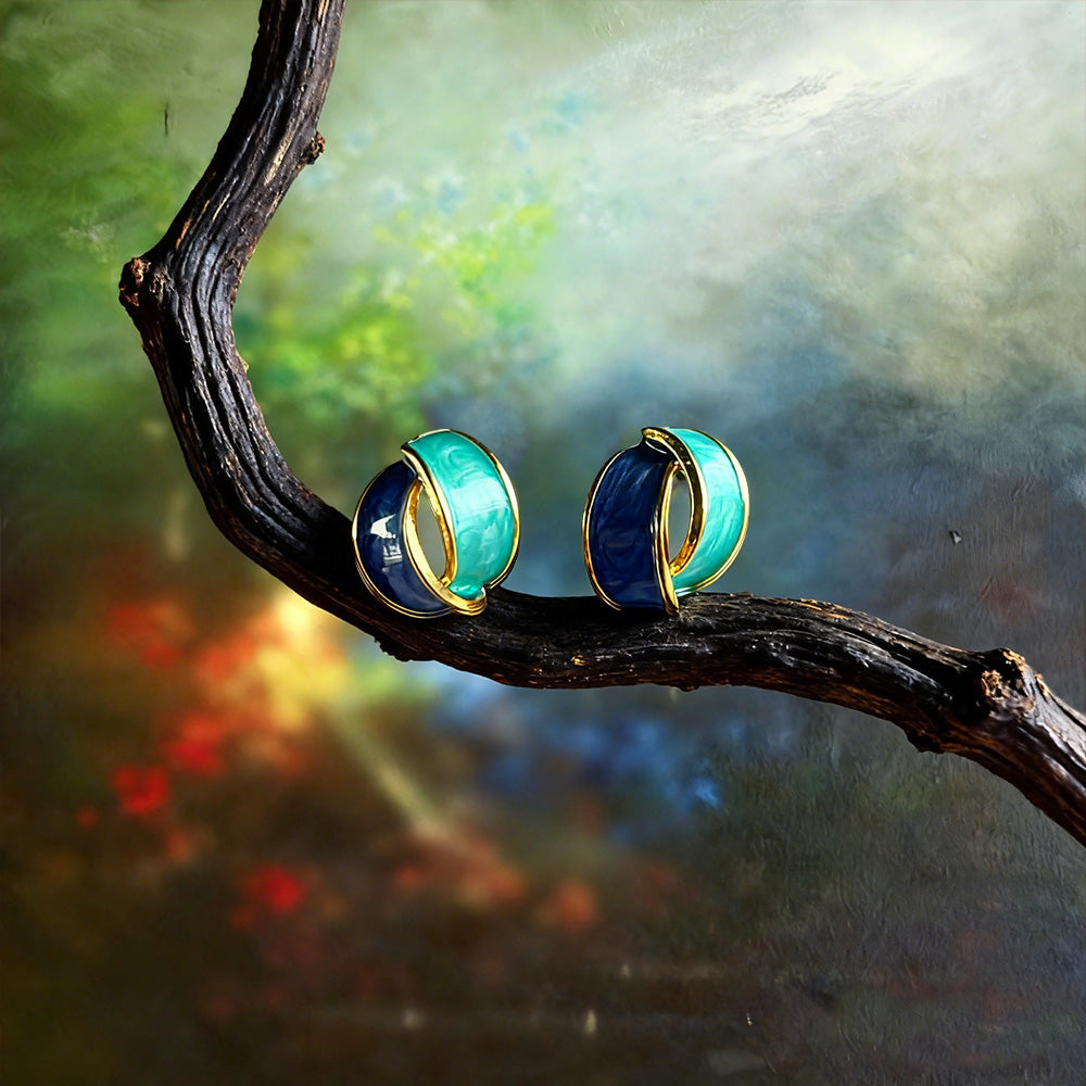 Clous d’Oreilles Trace Azur