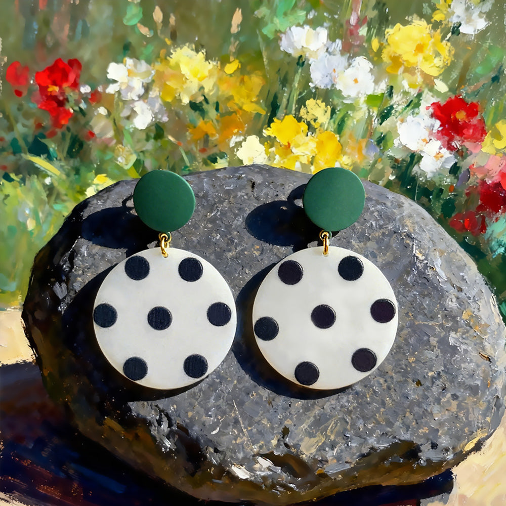 Boucles d’Oreilles Équilibre Pois