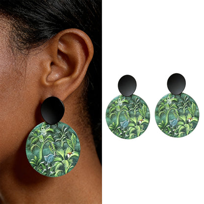 Boucles d’Oreilles Mosaic Verdant