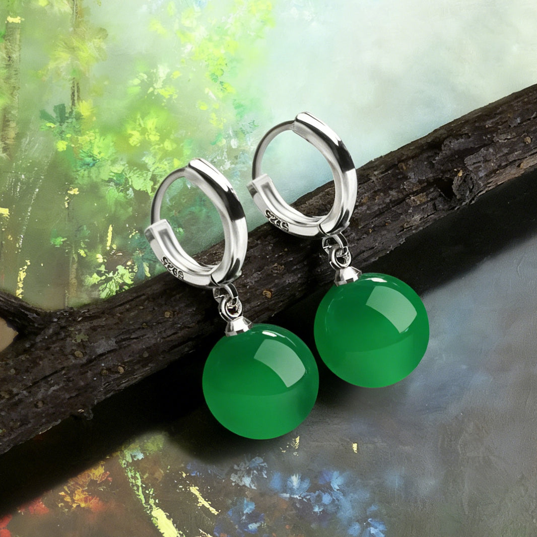 Boucles d’Oreilles Créoles Sphère Orbit