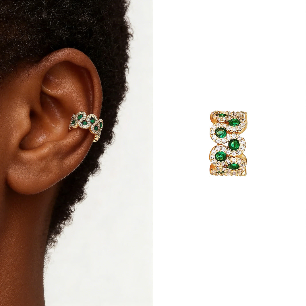 Ear Cuff Pétale Verdant