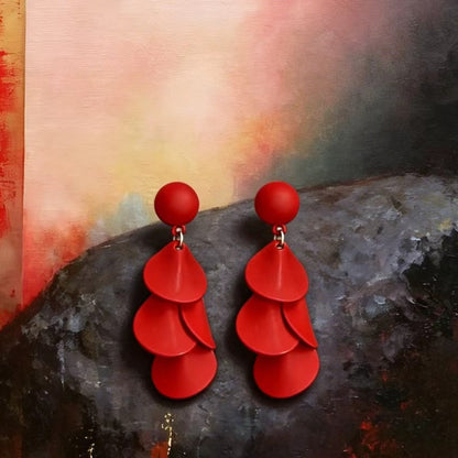 Boucles d’Oreilles Cascade Pétale