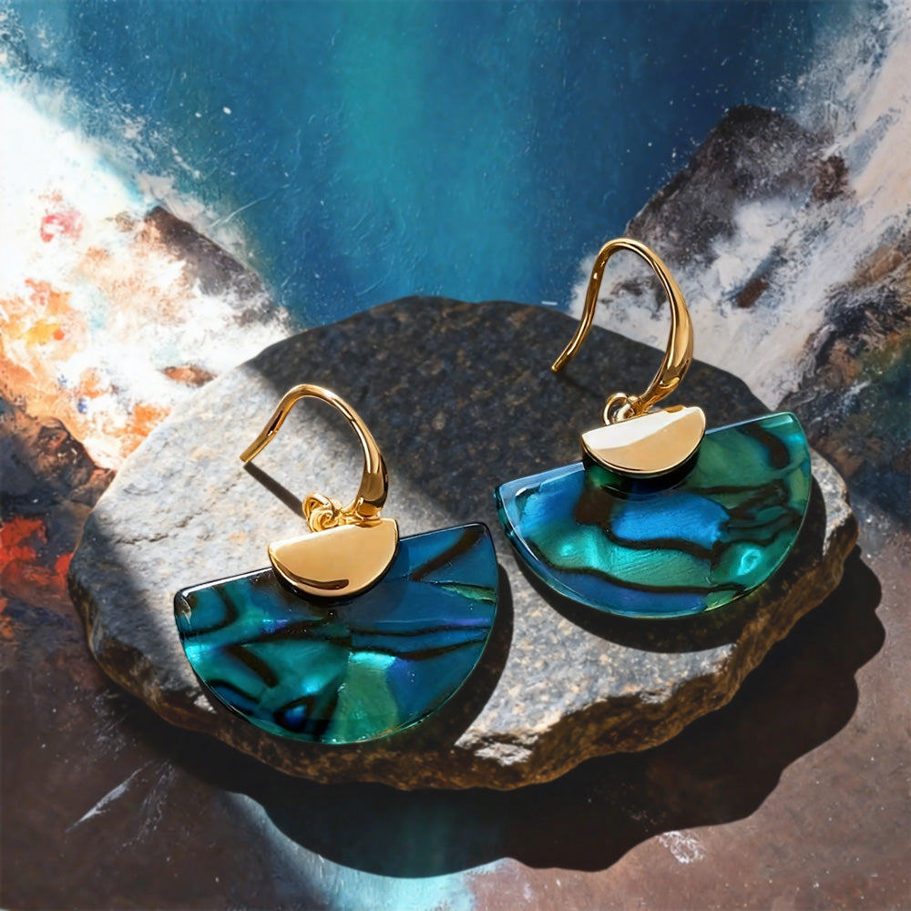 Boucles d’Oreilles Mosaic Verdant