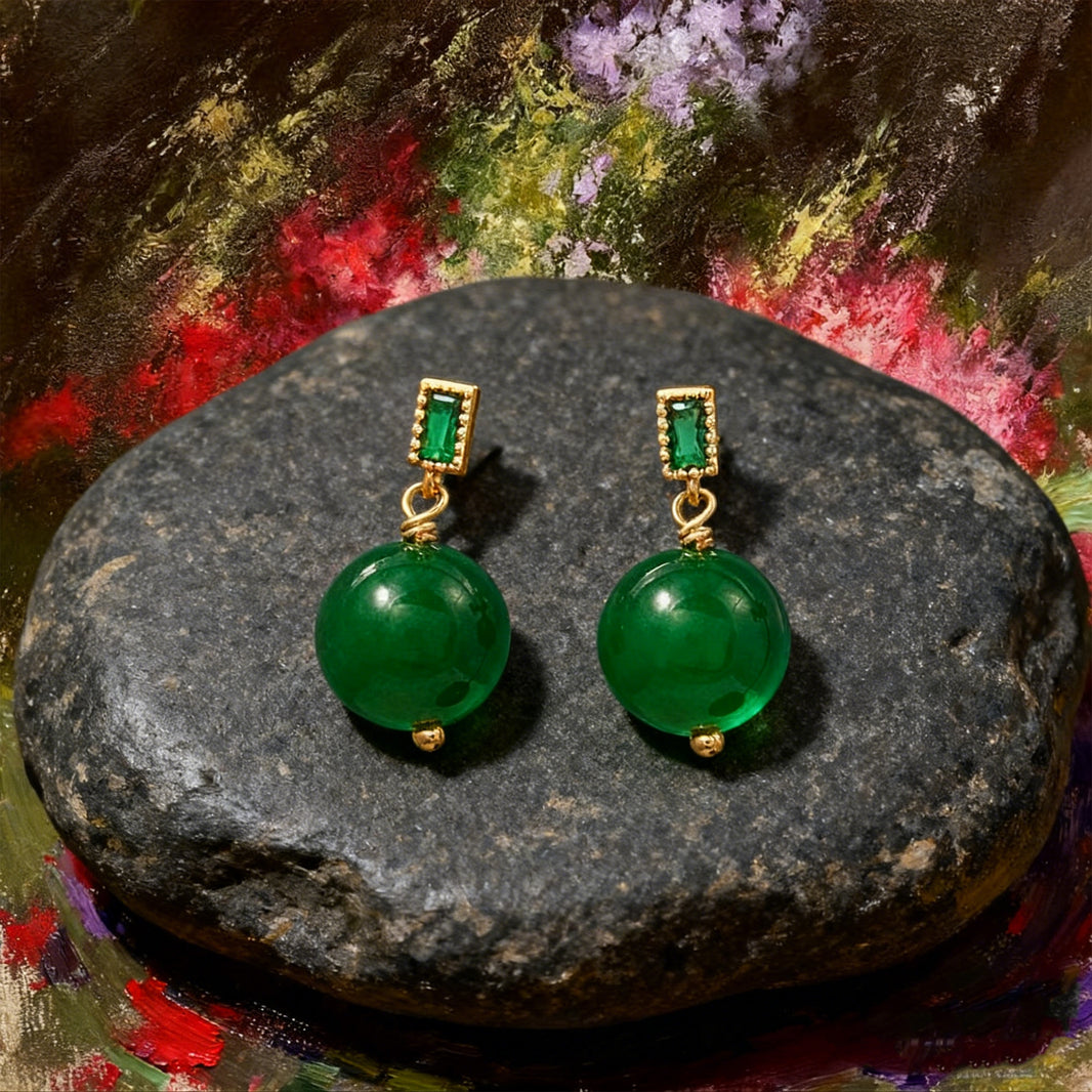 Boucles d’Oreilles Verdant