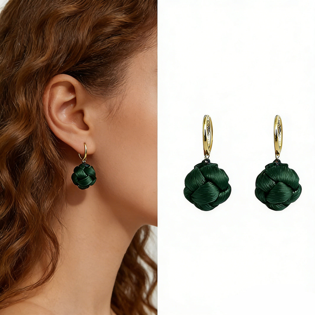 Boucles d’oreilles Fleur de Soie