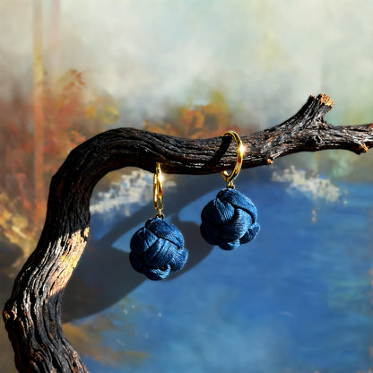 Boucles d’oreilles Fleur de Soie