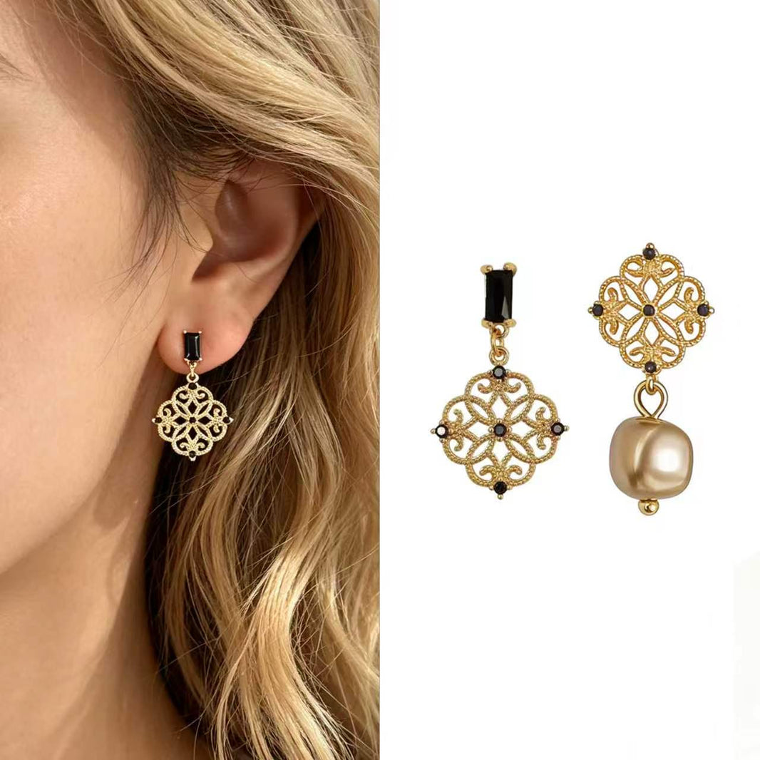 Boucles d’Oreilles Forme Baroque