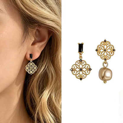 Boucles d’Oreilles Forme Baroque