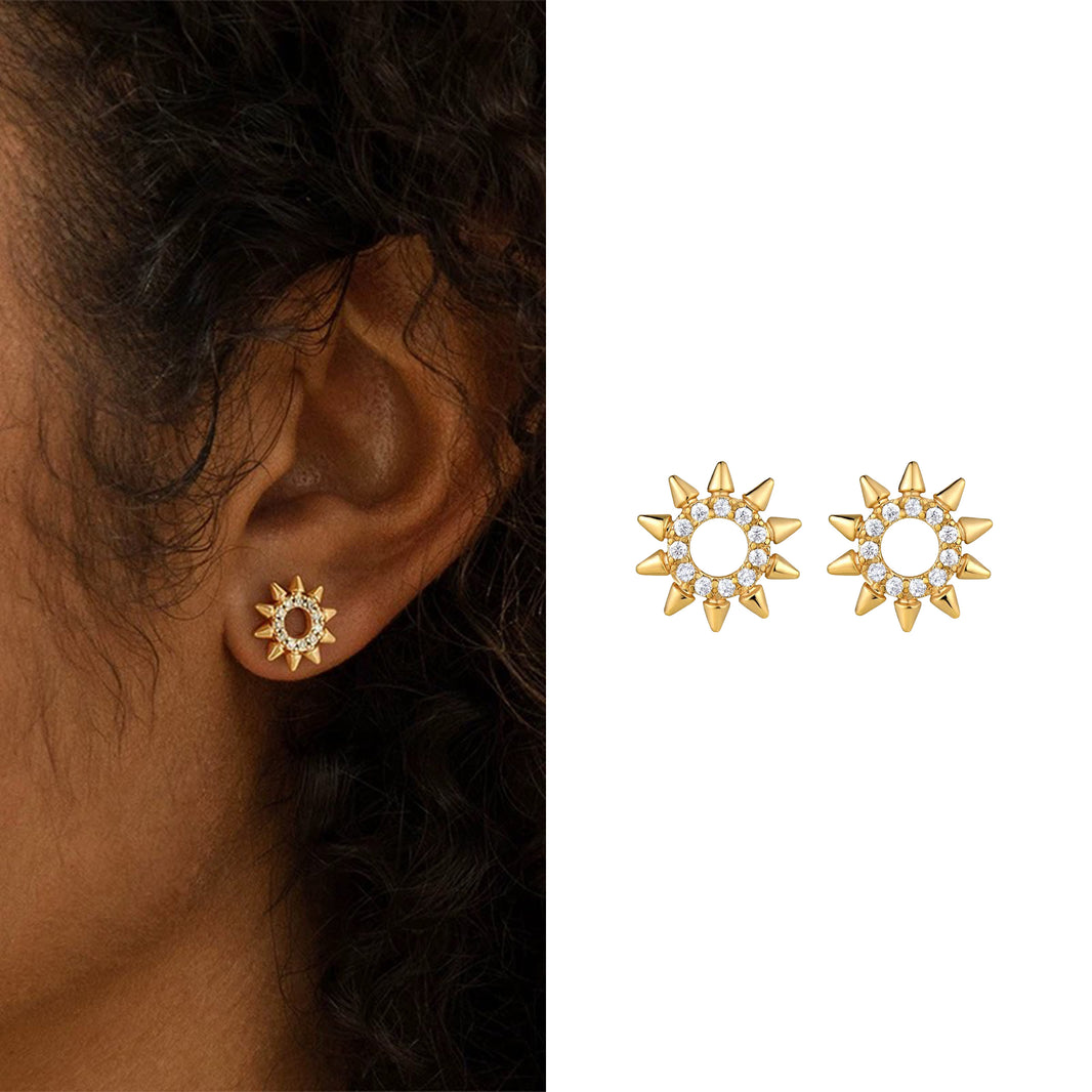 Clous d’Oreilles Soleil Radiant