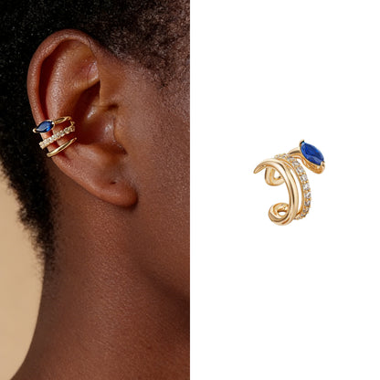 Ear Cuff Volute Azur