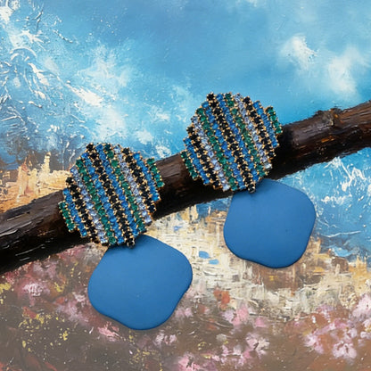 Boucles d’Oreilles Équilibre Texture