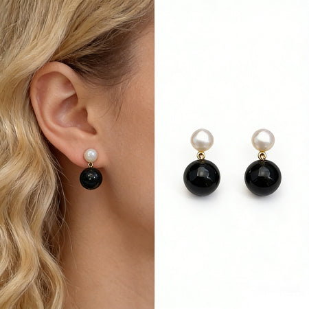 Boucles d’oreilles Halo Perlé