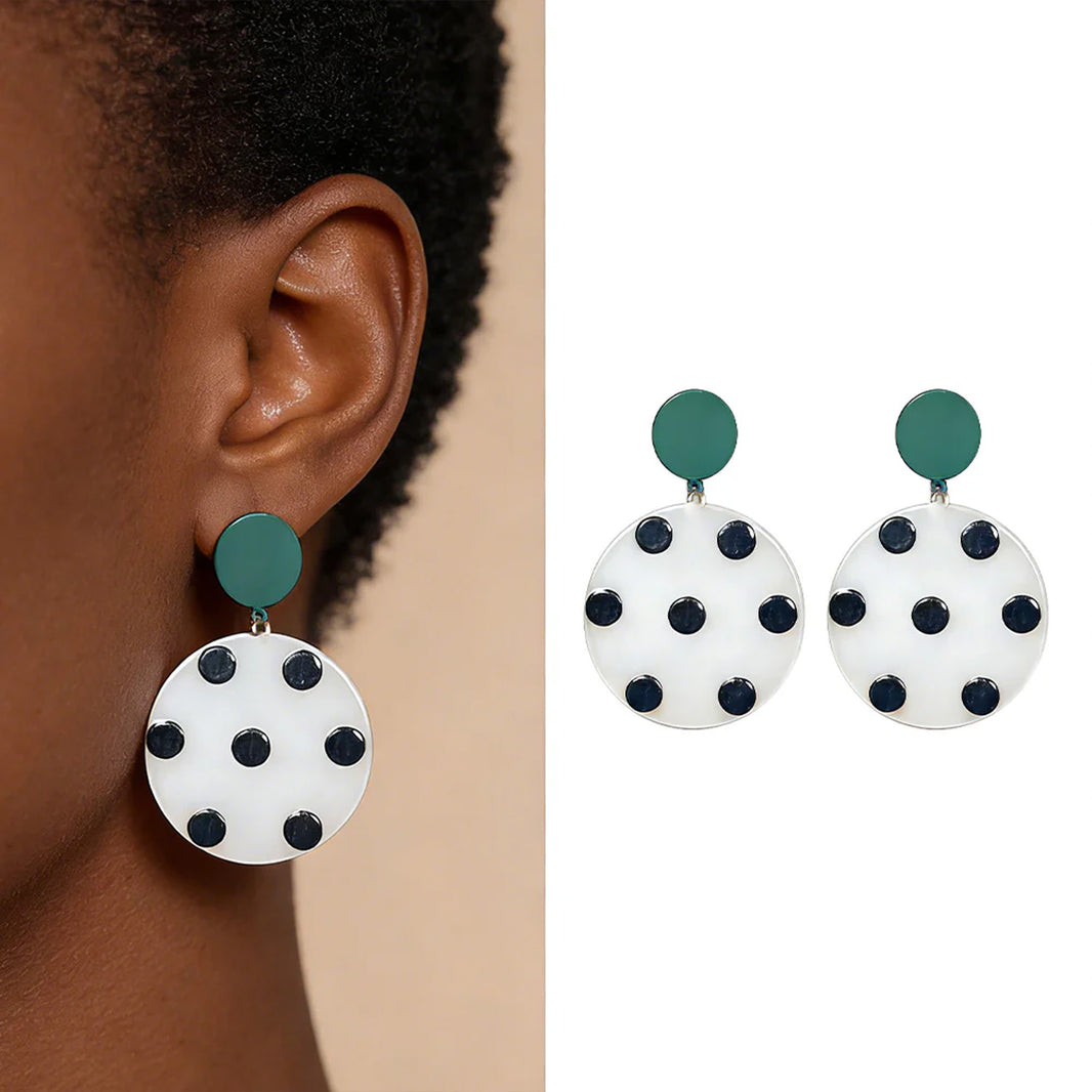 Boucles d’Oreilles Équilibre Pois