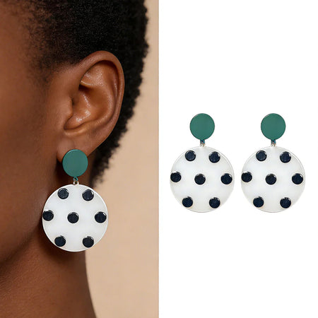 Boucles d’Oreilles Équilibre Pois